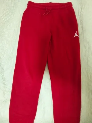 Pantalón chándal niño Jordan rojo 9-10 años