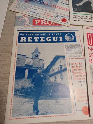 LOTE 6 REVISTAS FRONTON 1968-69