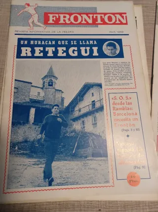 LOTE 6 REVISTAS FRONTON 1968-69
