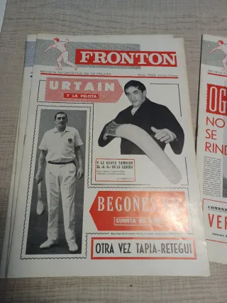 LOTE 6 REVISTAS FRONTON 1968-69