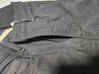 Pantalón moto efecto vaquero