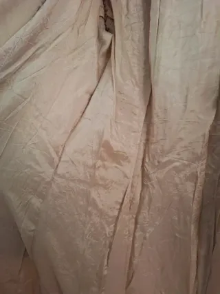 Gabardina larga clásica beige