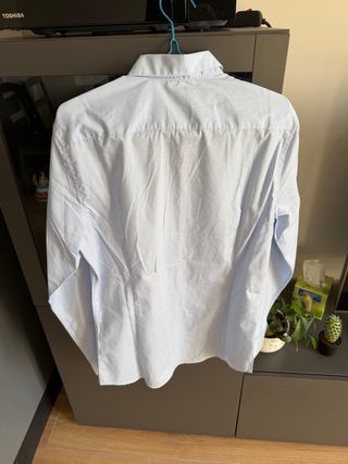 Camicia uomo maniche lunghe azzurra