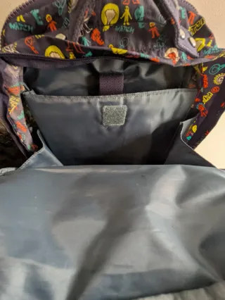 Mochila Kipling azul multicolor