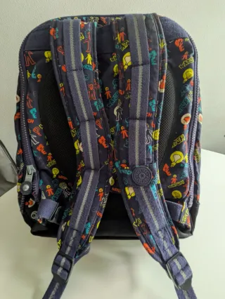 Mochila Kipling azul multicolor