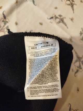 Gorro Carhartt Beanie Negro.