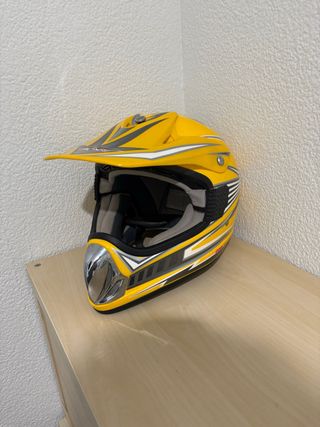 Casco Motocross/Enduro Talla S - Amarillo