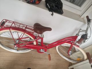 Bicicleta Ciudad Niños 9-12 Años Roja