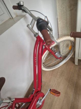 Bicicleta Ciudad Niños 9-12 Años Roja