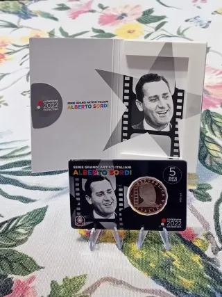 Coincard 5 Euro Alberto Sordi 2022