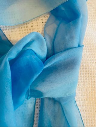 Foulard o fascia per capelli leggero azzurro