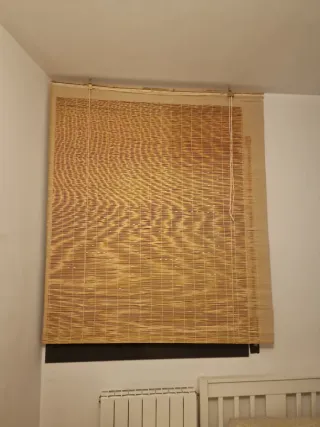 Persiana de bambú natural