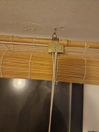 Persiana de bambú natural