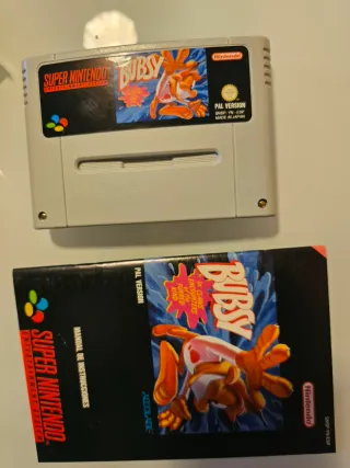 Bubsy SNES ORIGINAL ESP