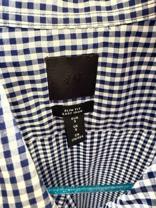 Camicia uomo a quadri manica lunga