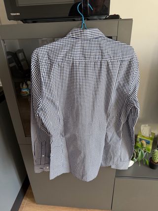 Camicia uomo a quadri manica lunga