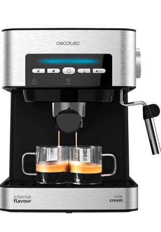 Cafetera Cecotec Negra y Acero Inox