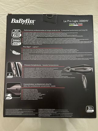 Secador BaByliss Le Pro Light 2000W