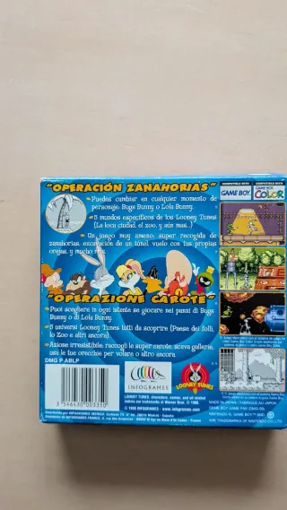 Bugs Bunny & Lola Bunny gameboy pal esp