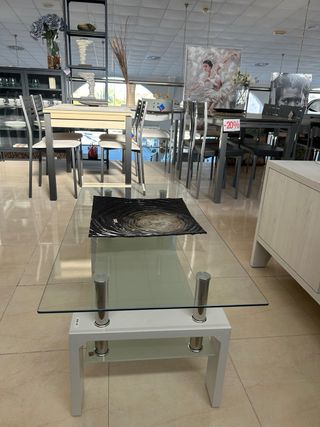 Mesa de centro cristal