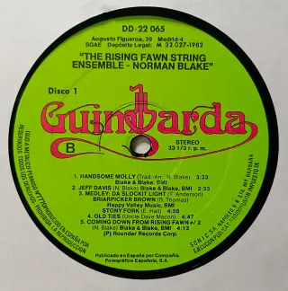 Vinilo Norman Blake & The Rising Fawn String Ensem