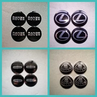 Pegatinas 56mm tapabuje Lotus Lexus Range Rover