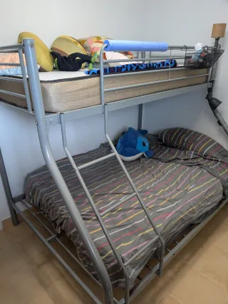 Litera 3 plazas aluminio