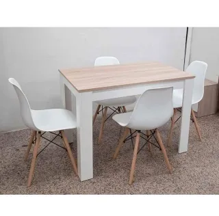 Mesa de cocina y 4 sillas danesas