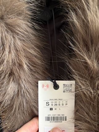 Chaleco Zara Edición Limitada Dorado