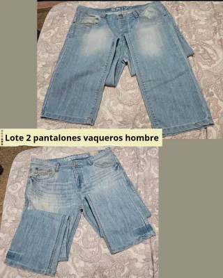 Lote 2 pantalones vaqueros hombre