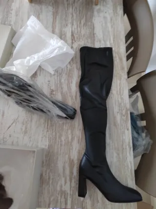 Botas altas mosqueteras SIMPlE negras