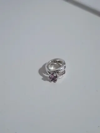 Charm Alianza Plata y Lila