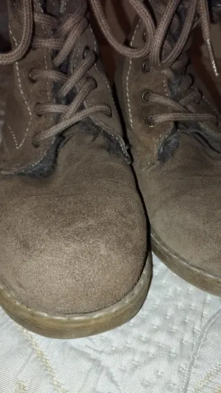 Botines serraje marrones