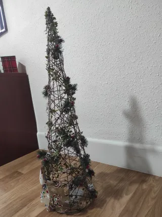 Árbol de Navidad decorado