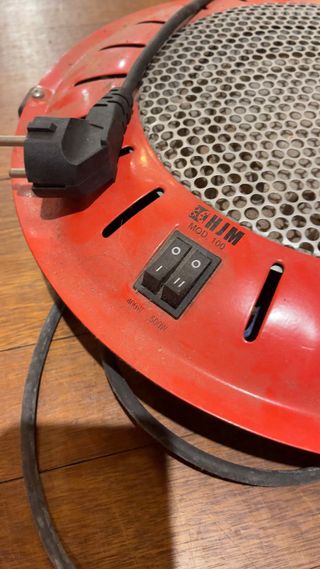 Brasero eléctrico redondo