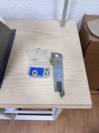 Máquina de coser industrial triple arrastre