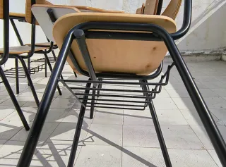 SILLASS PUPITRE FORMICA MADERA