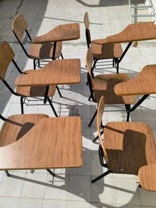 SILLASS PUPITRE FORMICA MADERA