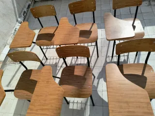 SILLASS PUPITRE FORMICA MADERA