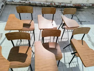 SILLASS PUPITRE FORMICA MADERA