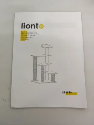 Árbol rascador para gatos Lionto 100 cm