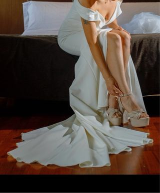 Vestido de Novia Elegante Liso