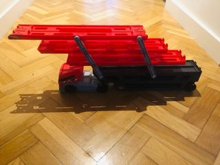 Camión Hotwheels Porta Coches Rojo