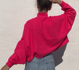 Jersey Bershka Oversize Fucsia