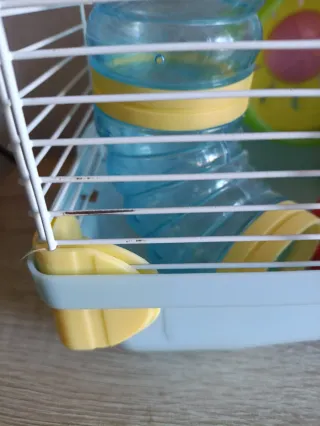 Jaula Hámster 3 Pisos con accesorios.