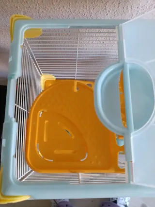 Jaula Hámster 3 Pisos con accesorios.