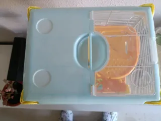 Jaula Hámster 3 Pisos con accesorios.