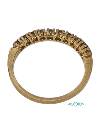Anillo Oro 18k con 10 piedras
