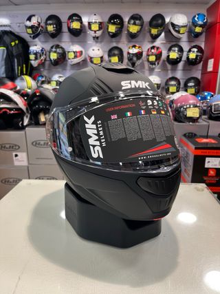 Casco Modular SMK Negro Mate