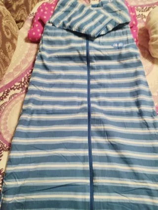 Saco dormir rosa y azul 110cm con mangas
